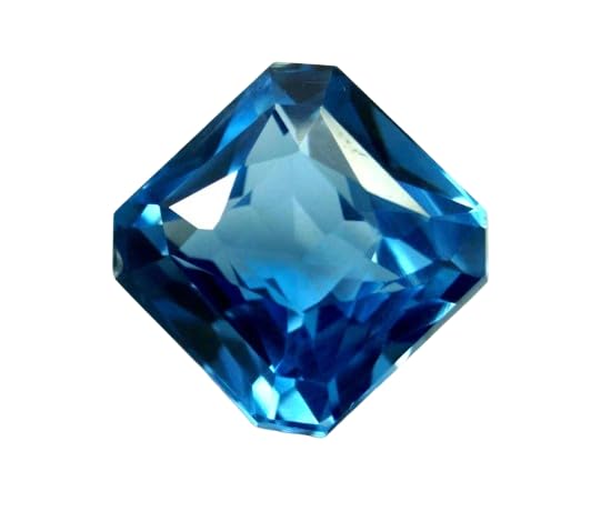 10.6 CT+ Natural Blue Namibia Jeremejevite Asscher Cut Loose Gemstone Rare Collectible Gems Stone for Fine Jewelry, Collectors, and Luxury Creations