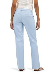 Lee Women's Wrinkle Free Mid Rise Bootcut Pant, Shy