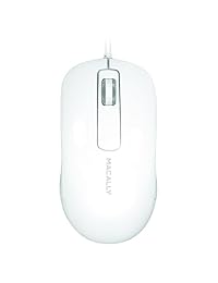 Ma y pebblewireless Portable Wireless Laser Mouse para Mac y PC, Blanco