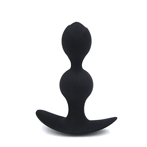 Big Flower Adult Sex Products Silicone Butt Plug Stimulation Massager Waterproof Black Anal Beads Sex Toys For Man Women