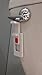 Childproof Toilet Handle Locks (1-Pack, Red Button)