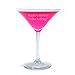 Personalized Martini Glass Engraved with Your Custom Text