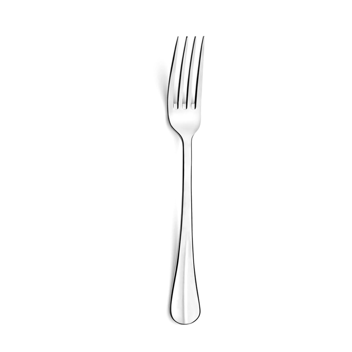 Set of 12 Table Forks, 18/0 Stainless Steel, Thickness 2.5 mm, Length 205 mm