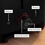 Bosch MyMoment Infuse Compact 2-Slice Toaster Matte Black view 10