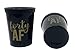 40th Birthday Party Cups - Forty AF - 40 AF 40th Birthday Cups - Set of 12 16oz Cups, 40 Years Old Birthday Decorations, Perfect for 40 Birthday Parties, 40th Birthday Favors - Black