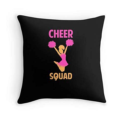 Cheer SQUAD Cheerleader Throw Pillow SOFt Throw Pillows Covers for