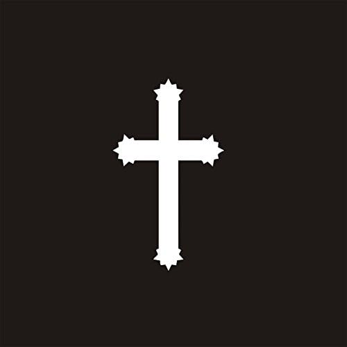 Fantastic Job 15.3cm9cmCM PVC Waterproof Car Decorative Decal Stickers The Cross Design Sticker (Cross Design)