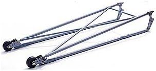 Jegster 40027 Chrome Moly Wheelie Bars Tubular 4130 Chrome Moly Semi-Finished
