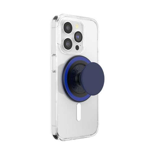 PopSockets Phone Grip for MagSafe with Kickstand, Magnetic Stand, Swappable Top, Secure Hold for iPhone MagSafe Cases, Phone & Tablet Grip - PopOut Ba