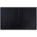 JAM PAPER Plastic 2 Pocket POP Folders - Durable School Folders - Black - 6/Pack