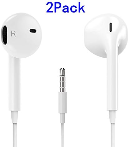 Earphones with Microphone Headphones with Mic and Remote Control Earbuds for Apple iPhone