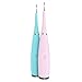 Electric Sonic Dental Calculus Plaque Remover Tool Kit - Tooth Scraper Tartar Removal Cleaner - Teeth Stain Eraser Polisher - Remove Tarter for Kids Adult - 100% Proven Safe Effective (Pink)