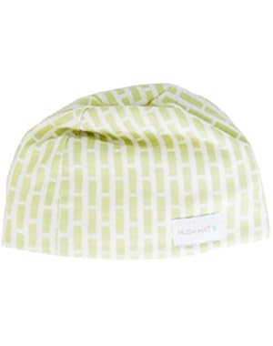 Hat with Softsound Technology and Medical Grade Sound Absorbing Foam, Lime Bricky/Large