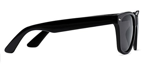 Sunglasses Classic 80's Vintage Style Design (Black Classic)