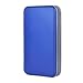alavisxf xx CD Holder, 72 Capacity CD/DVD Case Holder Portable Wallet Storage Organizer Hard Plastic Protective Storage Holder for Car Travel(72 Capacity, Blue 72) primary