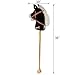HollyHOME Horse Stick with Sound Toy Stuffed Animal Horse Stick 36 Inches Black