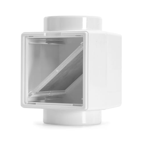 VIWINVELA 3 IN 1 Dryer Duct Lint Trap - Indoor Dryer Vent Kit with Lint Trap - Dryer Lint Catcher - Secondary Lint Trap for Electric Dryer