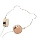 SOMOTOR Wired Panda Headphone, Bear Ear, Cute and Fashionable Style Rose Gold, for Girls