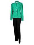 Evan Picone Womens Madison Ave 2PC Lined Pant Suit