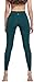 TSLA Yoga Pants Leggings Mid-Waist/High-Waist Tummy Control w Inner-Pocket Series, Ankle Aerisupport(fgp52) – Deep Green, X-Smallthumb 2