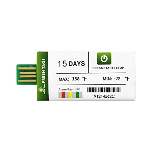 Freshliance Fresh Tag 1 Temperature Recorder 15Days 10Pack Single Use