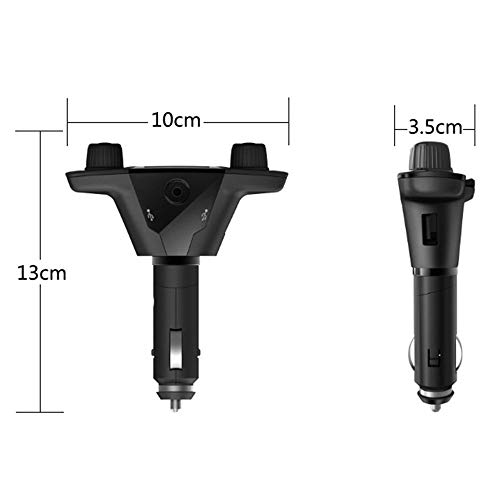 FM Transmitter,Bluetooth Car FM Audio Adapter with Hand Free Call Transmitte,mp3 player Kit Dual USB Modulator Charger for mobile phone, tablet other electronic products Smart charge 1.3 Display-BT0