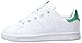 adidas Originals Kids' Stan Smith EL C Fashion Sneaker, White/White/Fairway, 1 M US Little Kid