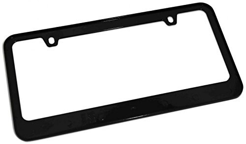 CADILLAC ATS Logo License Plate Frame Black Powder Coated Metal Hand Painted Engraved (Certified Refurbished)