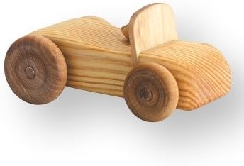 Debresk Small Wooden Cabriolet - Convertible Car 5" Long