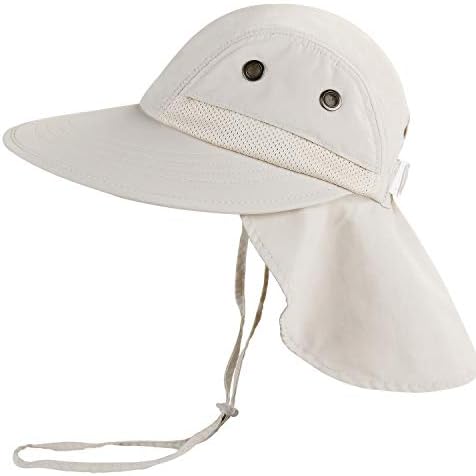 camptrace Safari Kids Sun Hat Wide Brim Bucket Cap Toddler Fishing Hats Boy Girl
