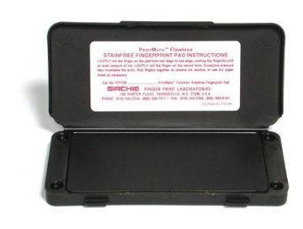 Sirchie PRINTMATIC Flawless Fingerprinting Ink Pad - Size: 6 1/4" x 3" - Pack of 3