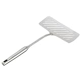 MyLifeUNIT Stainless Steel Barbeque Spatulas, Flat Top Grill Spatula With Long Handle