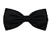 Solid Black Timeless Hair Bow Clip- Barrette or Alligator Clip