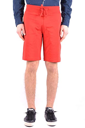 Aeronautica Militare Luxury Fashion Mens MCBI32306 Red Shorts | Season Outlet