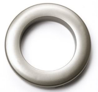 1metre Heading Tape Inc 9 Matt Nickel Rufflette Jupiter Eyelet