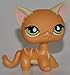 BBR Pet L Shop Shorthair Kitten #525 (Orange, Green Eyes, White Ears)