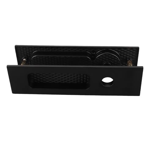 LiebeWH Sliding Door Lock Recessed Handle Set Zinc Alloy Invisible Mortise Lock for Sliding Door Closet Bathroom Balcony with 3 Keys