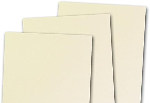 Blank Basis Natural 5x7 Flat Card Invitations - 100 Pack