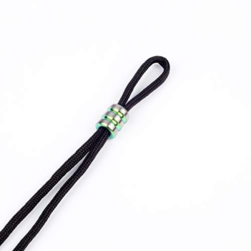 Lanyard Beads Titanium Paracord Bead for Knives Zipper Pull