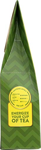 Miracle Tree's Energizing Moringa Infusion - Green Tea, Ginger & Lemon | Super Caffeinated Blend | Healthy Coffee Alternative, Perfect for Focus | Organic Certified & Non-GMO | 16 Pyramid Sachets - Thumbnail 3