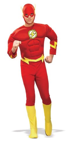 Deluxe The Flash Muscle Chest Costume - Medium - Chest Size 42
