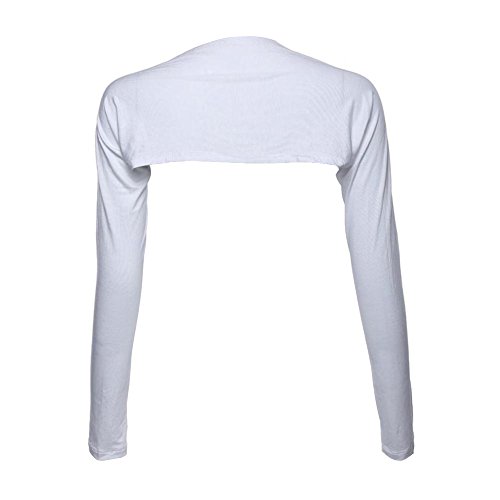 Edal Hayaa Fashion One Piece Sleeves Arm Cover Shrug Bolero Hijab Muslim White