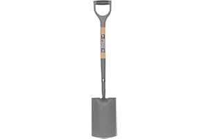 Spear & Jackson 1180NB Neverbend Carbon Steel Digging Spade, Gray, 98.5 x 18.5 x 8 cm