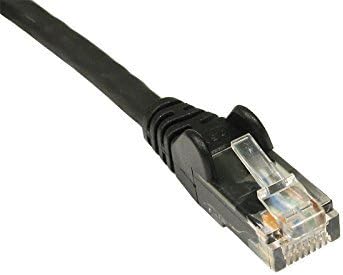 World of Data 2m BLACK CAT6 Network Cable - Ethernet - LAN - Patch - Internet - Broadband - Router - Hub - Modem -10/100/1000 - Gigabit