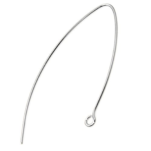 925 Sterling Silver Ear Wire Earwires French Hook Dangle Earring Connector/Findings/Bright