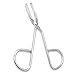 Luxxii (1 Pcs) Scissors Shaped Eyebrow Straight Tip (3 Pcs) Tweezers Clip Set - Flat, Slant, Point Tip Tweezers Hair Plucker for Hair and Eyebrows Personal Care (Silver Tone)