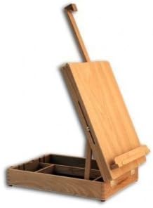 Loxley Chatsworth Artists Wooden Table Easel Storage Box