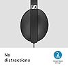 Sennheiser HD 300 Around-Ear Lightweight Foldable Headphones - Black