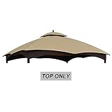 ABCCANOPY Gazebo Replacement Canopy 10'x12' for Lowe's 10' x 12' Gazebo Model #GF-12S004BTO/GF-12S004B-1(Beige)