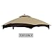 ABCCANOPY Gazebo Replacement Canopy 10'x12' for Lowe's 10' x 12' Gazebo Model #GF-12S004BTO/GF-12S004B-1(Beige) primary